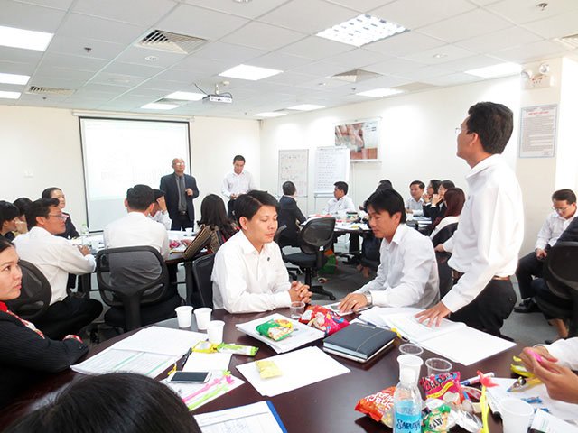 Kỹ năng hướng dẫn và động viên Nhân Viên làm việc hiệu quả - Sacombank (09 & 10.12.2014)